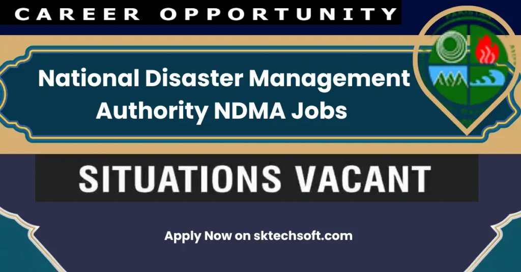 National Disaster Management Authority NDMA Jobs 