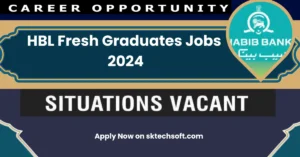 HBL Fresh Graduates Jobs