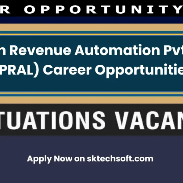 Pakistan Revenue Automation Pvt Limited (PRAL) Career Opportunities