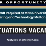 Teaching Staff Required at MNS University of Engineering and Technology Multan